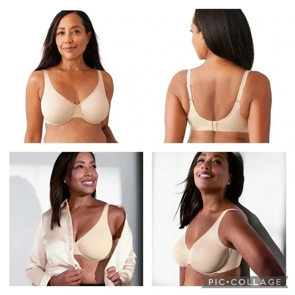 Wacoal Comfortable Cool Underwire Bra size 36 DD Color Sand - Picture 1 of 12